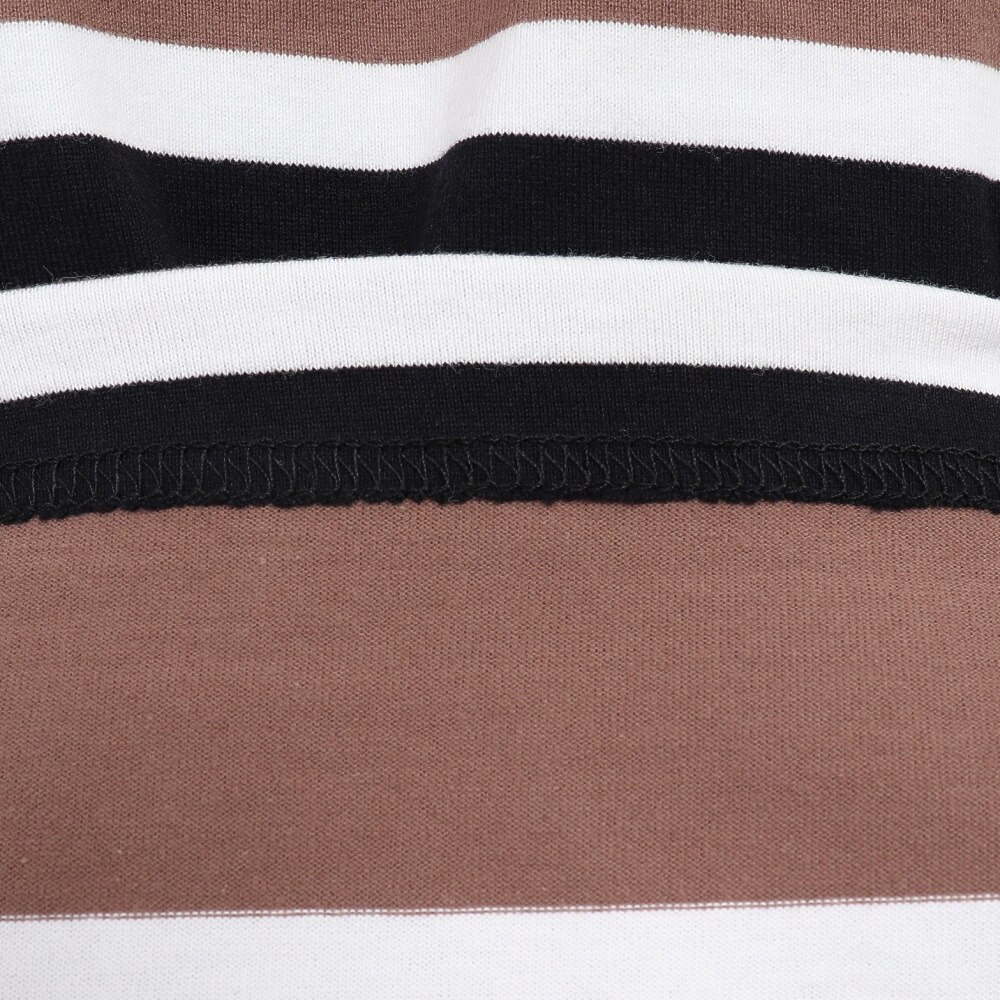 エクストララージ（メンズ）長袖Tシャツ メンズ STANDARD LOGO STRIPED  101233011012-BLACK