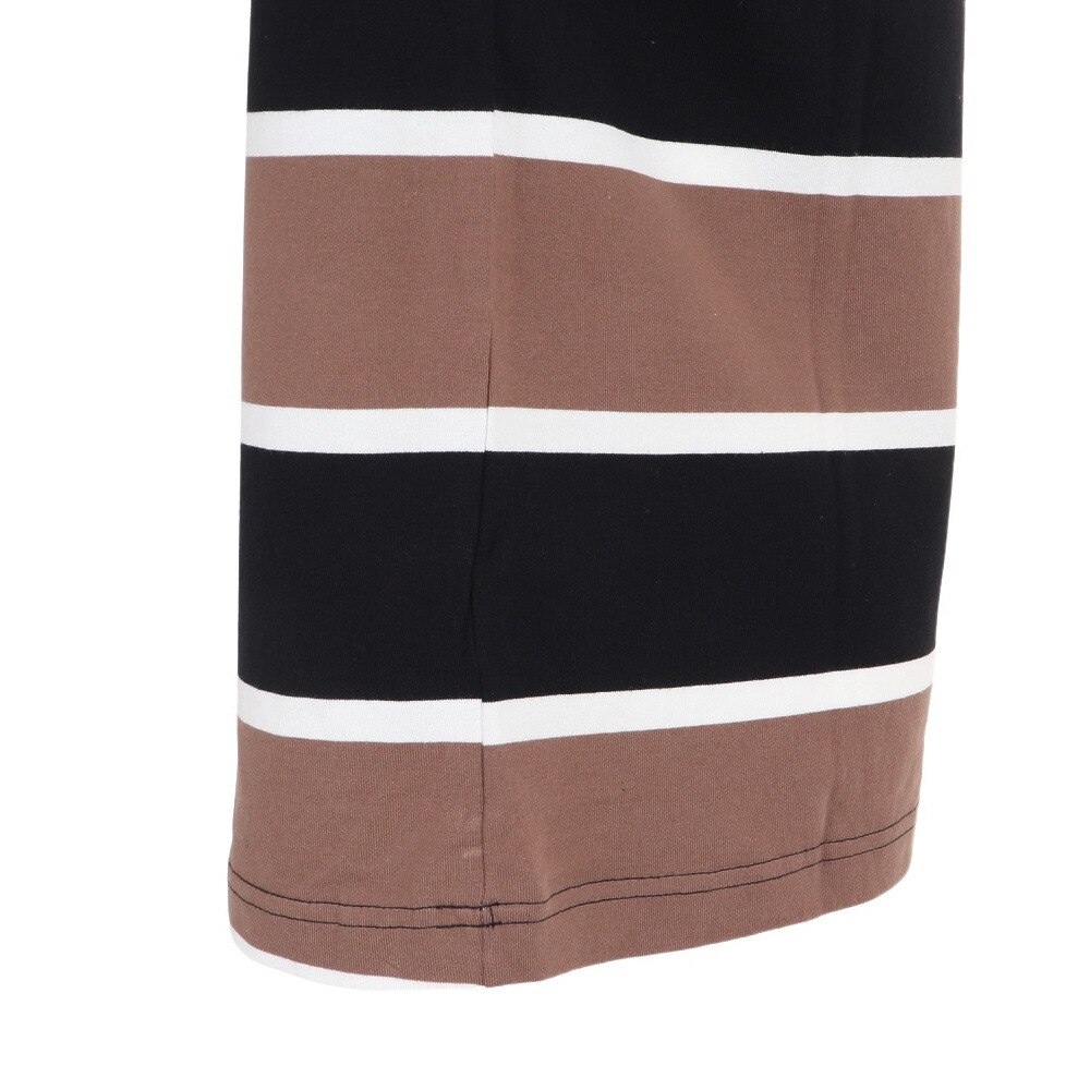 エクストララージ（メンズ）長袖Tシャツ メンズ STANDARD LOGO STRIPED  101233011012-BLACK