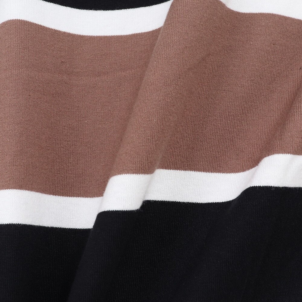 エクストララージ（メンズ）長袖Tシャツ メンズ STANDARD LOGO STRIPED  101233011012-BLACK