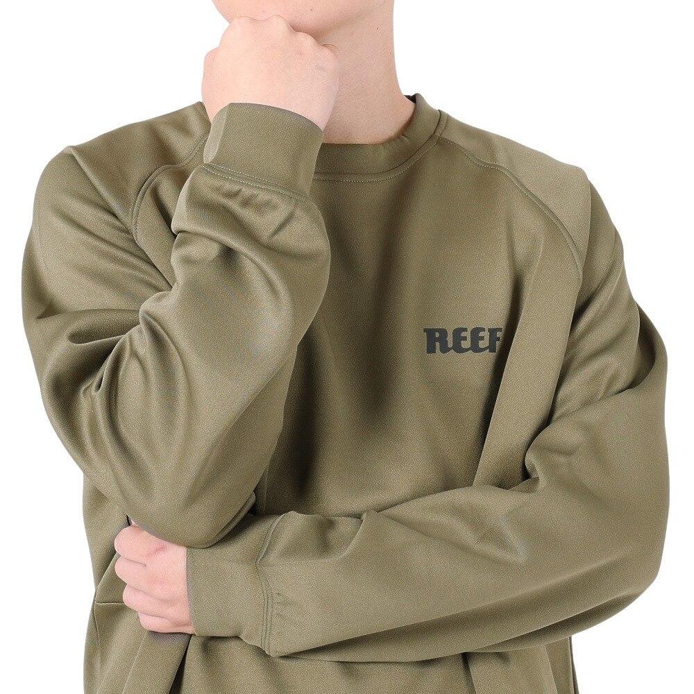 リーフ（REEF）（メンズ）TECH クルーネックカットソー RFTEM2330-OLV
