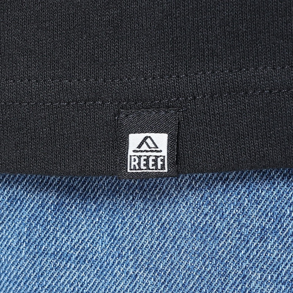 リーフ（REEF）（メンズ）SQUARE LOGO 長袖Tシャツ RFTEM2335-BLK