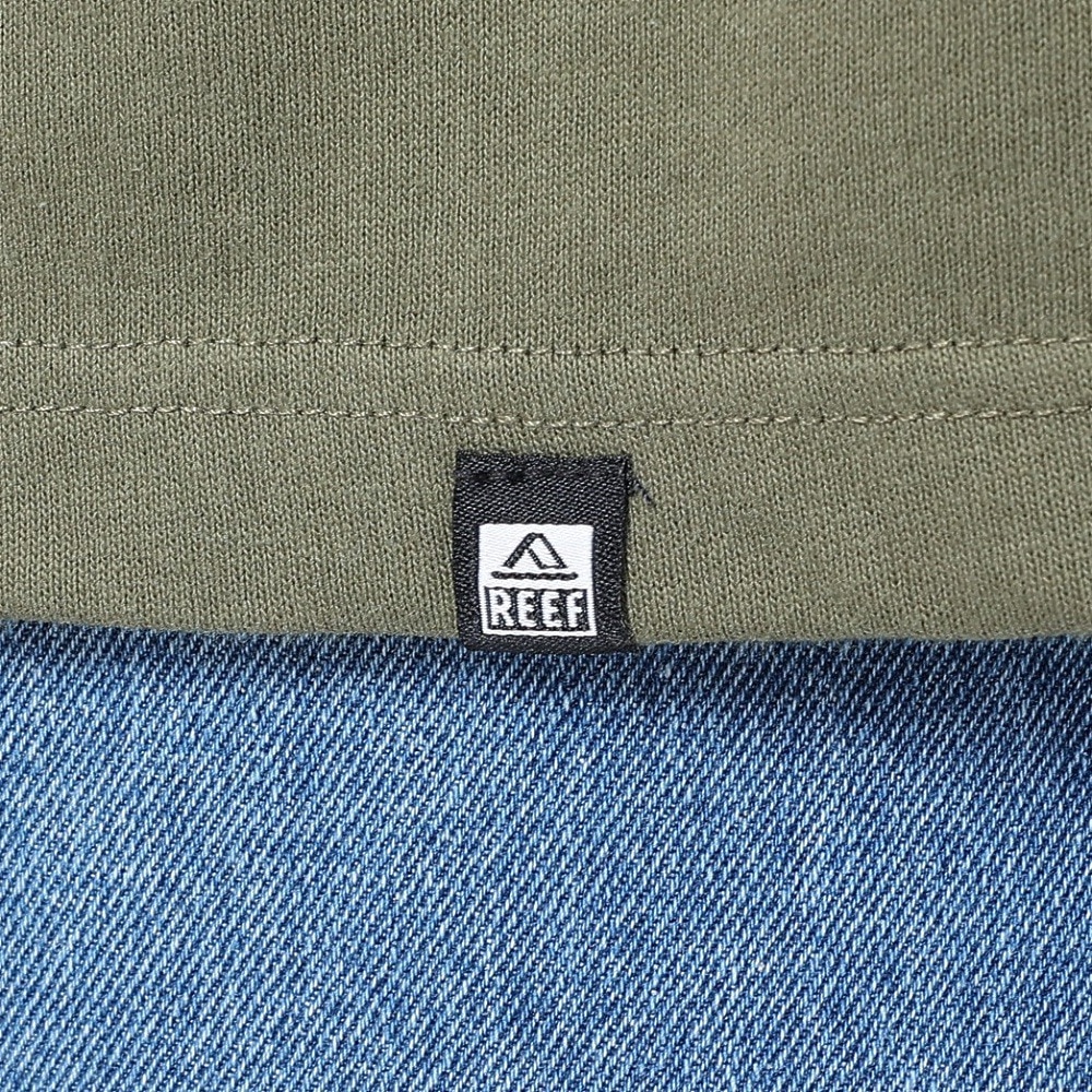 リーフ（REEF）（メンズ）SQUARE LOGO 長袖Tシャツ RFTEM2335-GRN