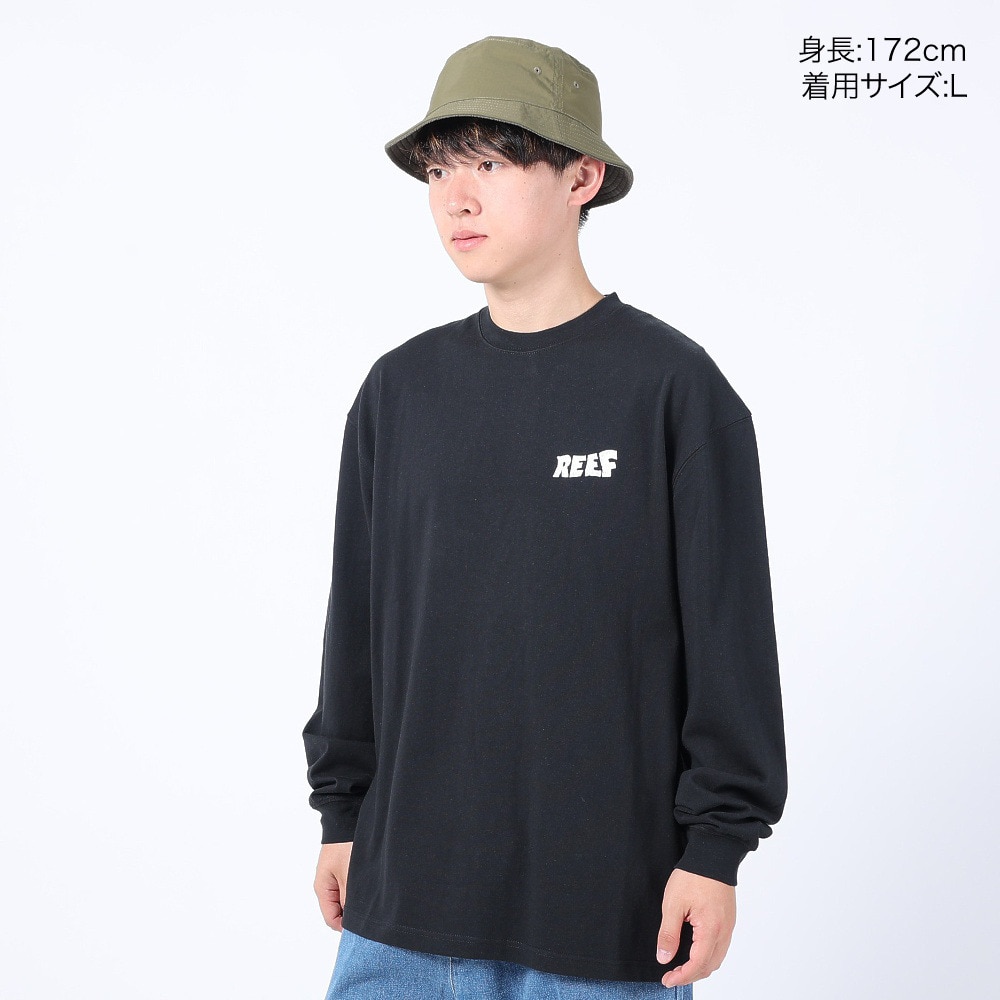 リーフ（REEF）（メンズ）サーフクラブ 長袖Tシャツ RFTEM2336-BLK