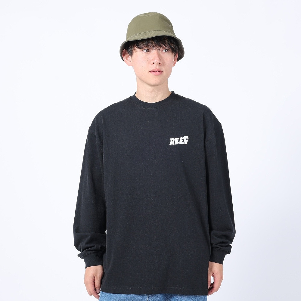 リーフ（REEF）（メンズ）サーフクラブ 長袖Tシャツ RFTEM2336-BLK