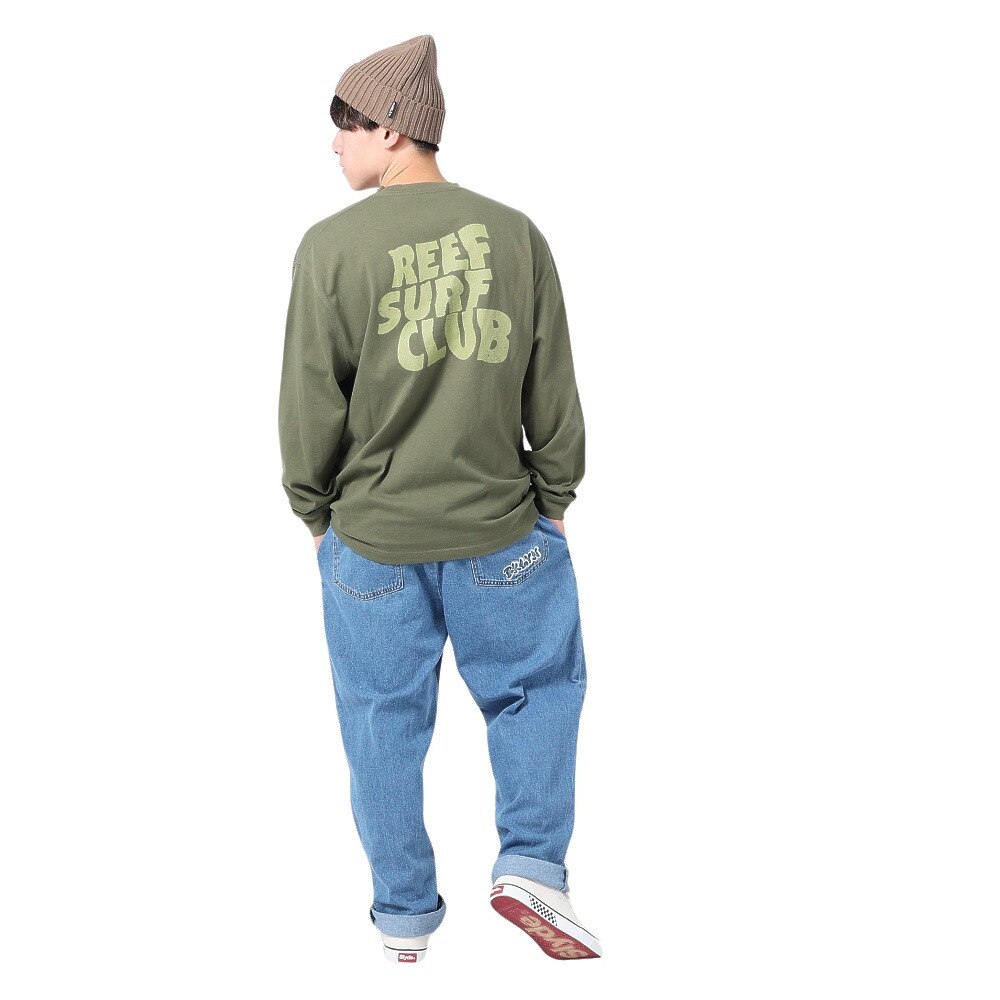 リーフ（REEF）（メンズ）SURF CLUB 長袖Tシャツ RFTEM2336-GRN