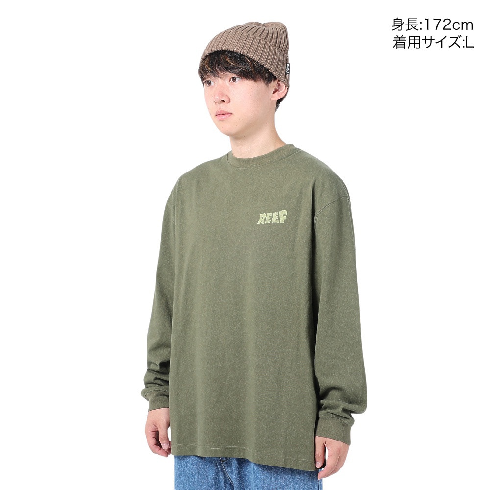 リーフ（REEF）（メンズ）SURF CLUB 長袖Tシャツ RFTEM2336-GRN