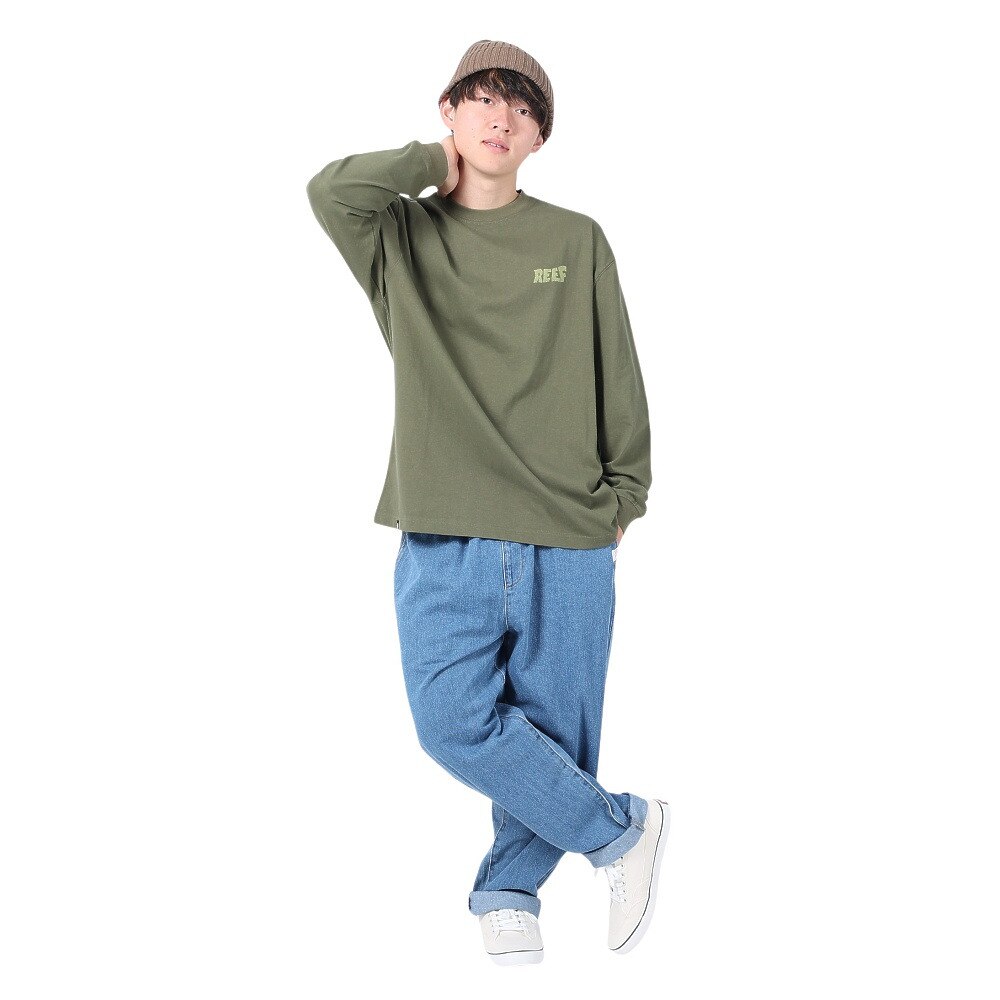 リーフ（REEF）（メンズ）SURF CLUB 長袖Tシャツ RFTEM2336-GRN