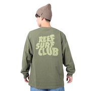 リーフ（REEF）（メンズ）SURF CLUB 長袖Tシャツ RFTEM2336-GRN