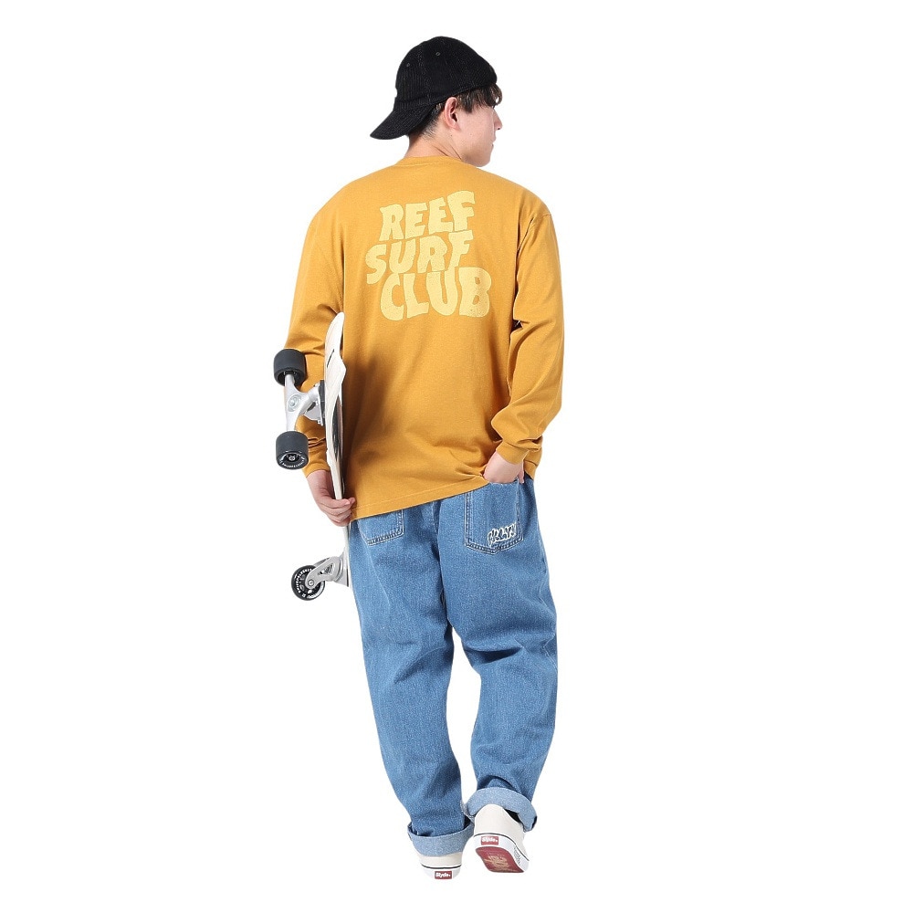 リーフ（REEF）（メンズ）SURF CLUB 長袖Tシャツ RFTEM2336-YEL