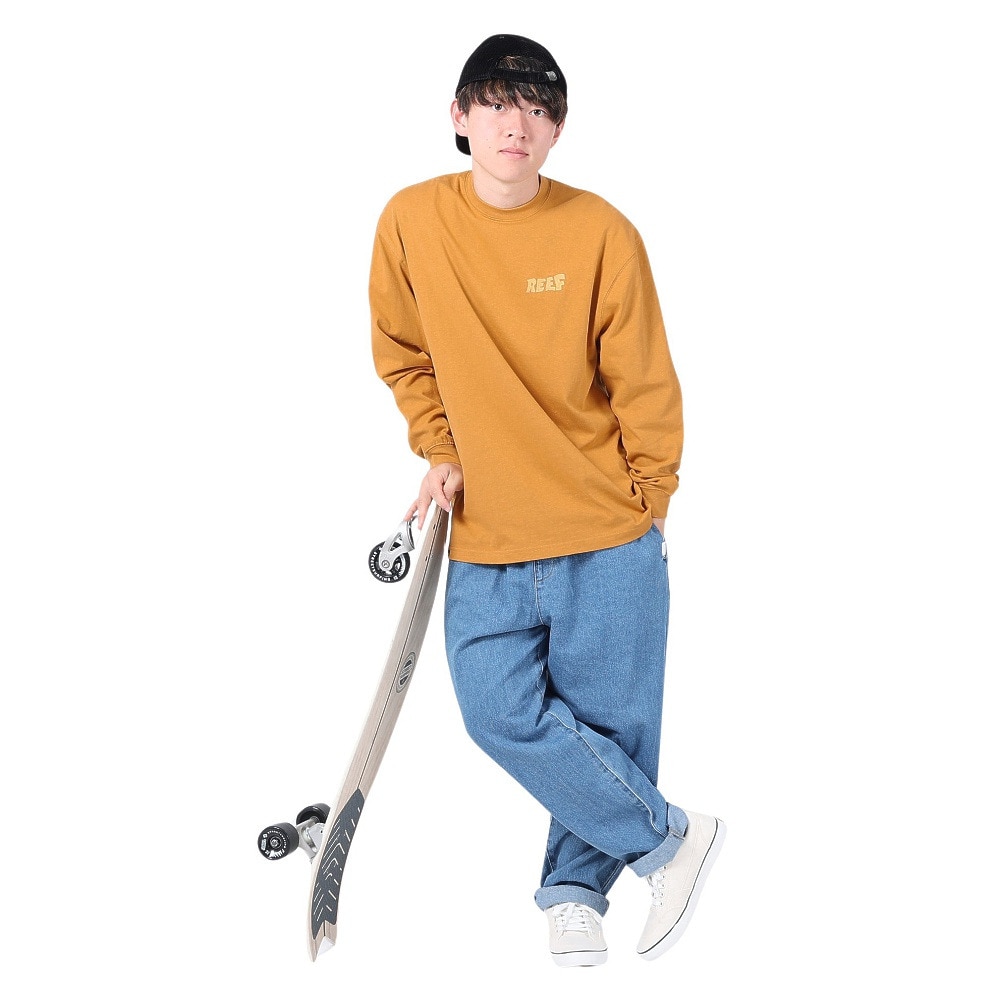 リーフ（REEF）（メンズ）SURF CLUB 長袖Tシャツ RFTEM2336-YEL