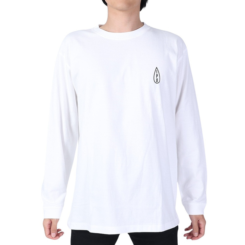 IPD（IPD）（メンズ）SCRIPT 長袖Tシャツ IPDLSSC-602-WT/RB