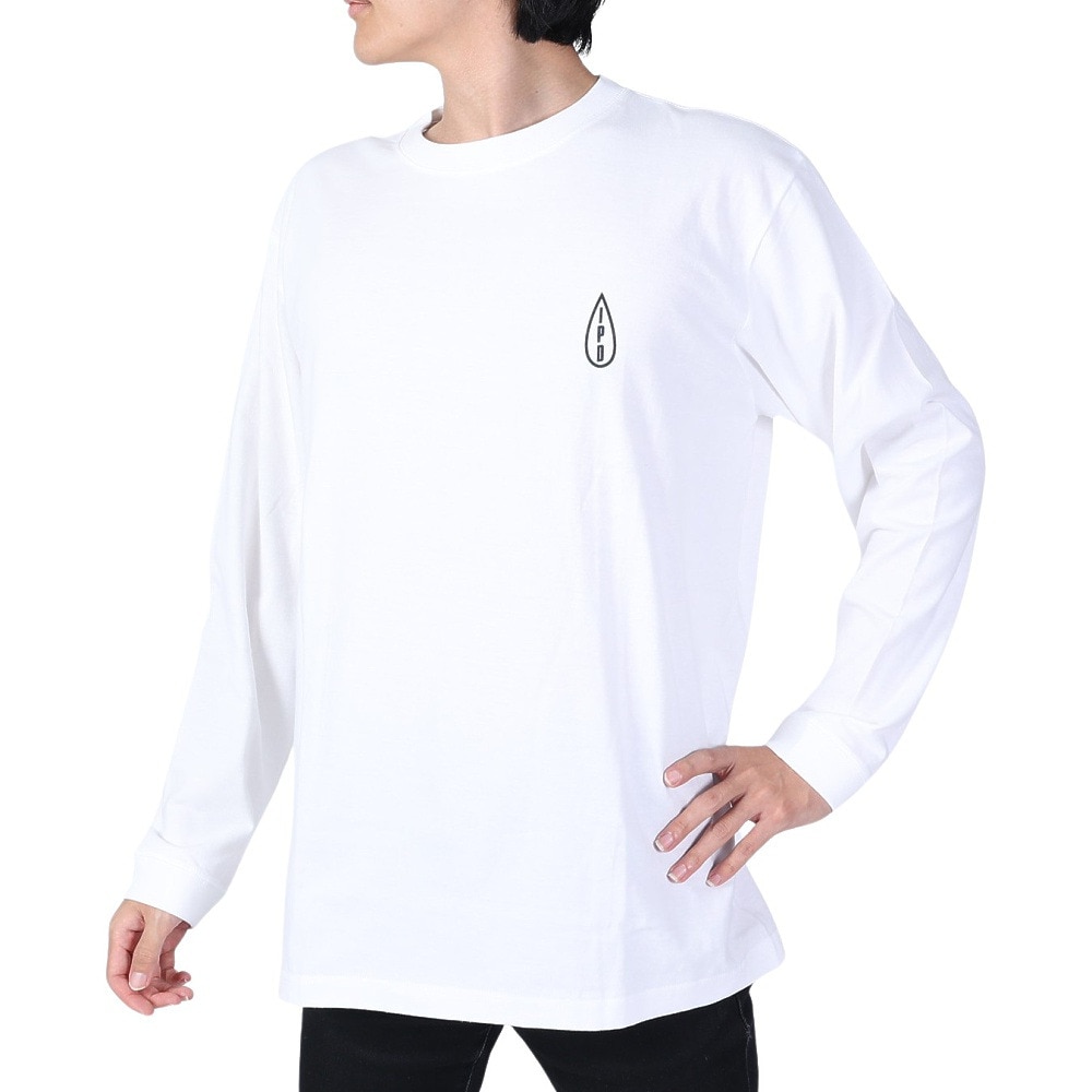 IPD（IPD）（メンズ）SCRIPT 長袖Tシャツ IPDLSSC-602-WT/RB