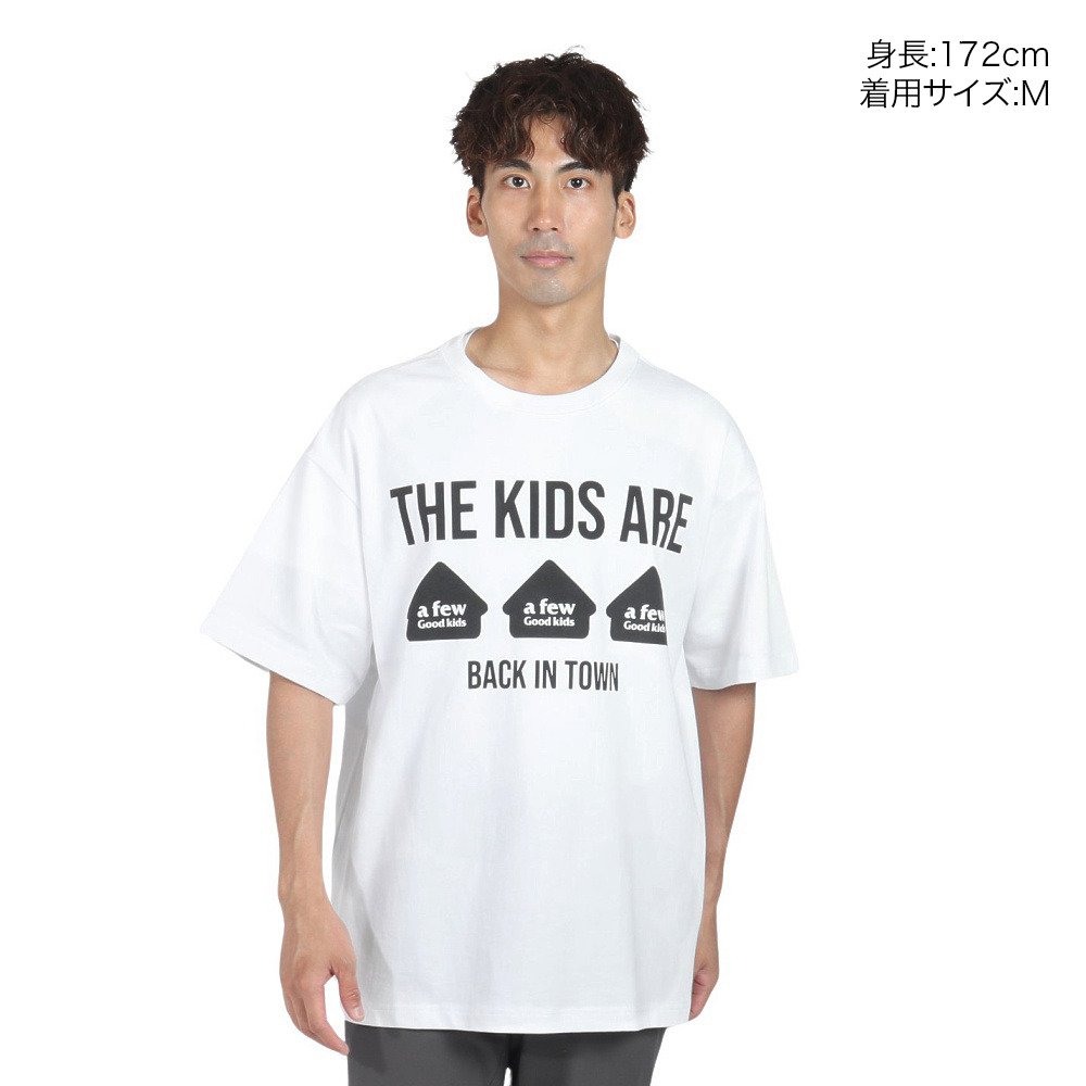 A Few Good Kids（A Few Good Kids）（メンズ）Tシャツ メンズ BACK IN TOWN Tシャツ 22SSD4-00304-001-WH