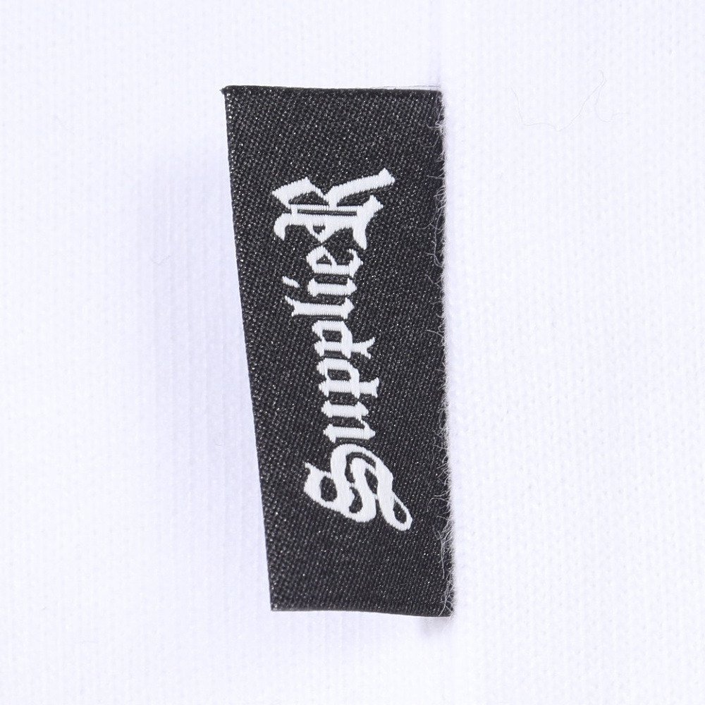 サプライヤー（SUPPLIER）（メンズ）半袖Tシャツ メンズ ラインストーンクロスTシャツ 21SSD1-08104-021-WH