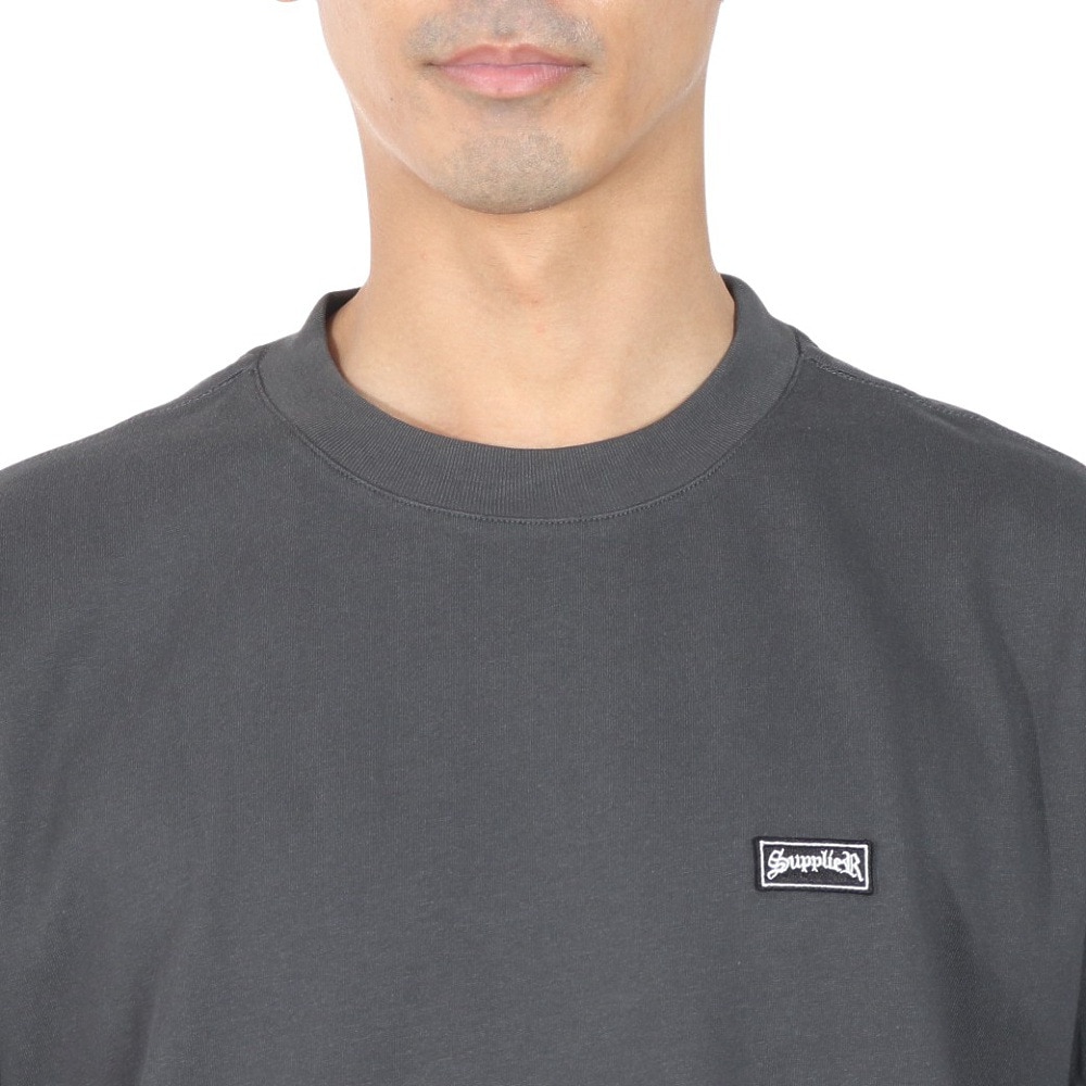 サプライヤー（SUPPLIER）（メンズ）半袖Tシャツ メンズ マイクロロゴTシャツ 22SSD2-08104-027-BK