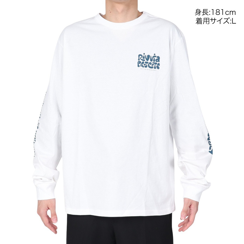 リヴィアプロジェクツ（Rivvia Projectu）（メンズ）アクティブローテーション 長袖Tシャツ RTE-23306-WHT