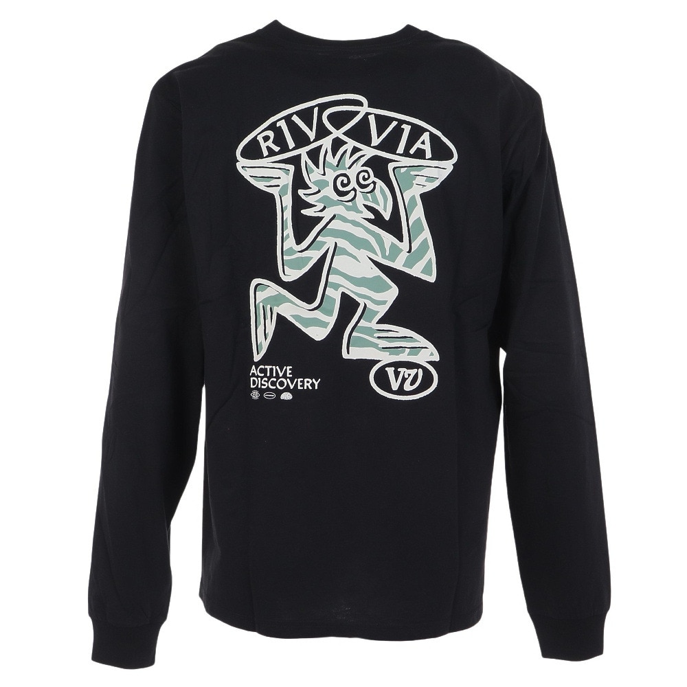 リヴィアプロジェクツ（Rivvia Projectu）（メンズ）コロサル 長袖Tシャツ RTE-23307-BLK