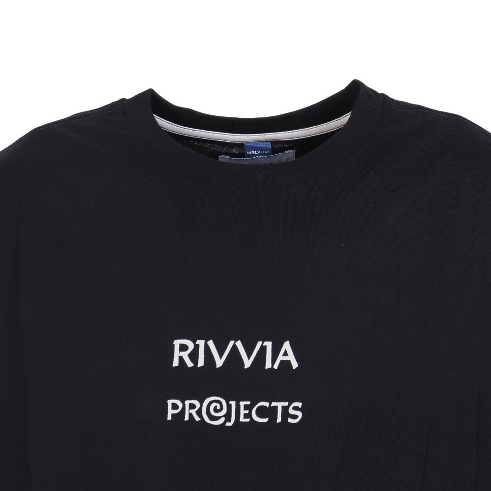 リヴィアプロジェクツ（Rivvia Projectu）（メンズ）コロサル 長袖Tシャツ RTE-23307-BLK