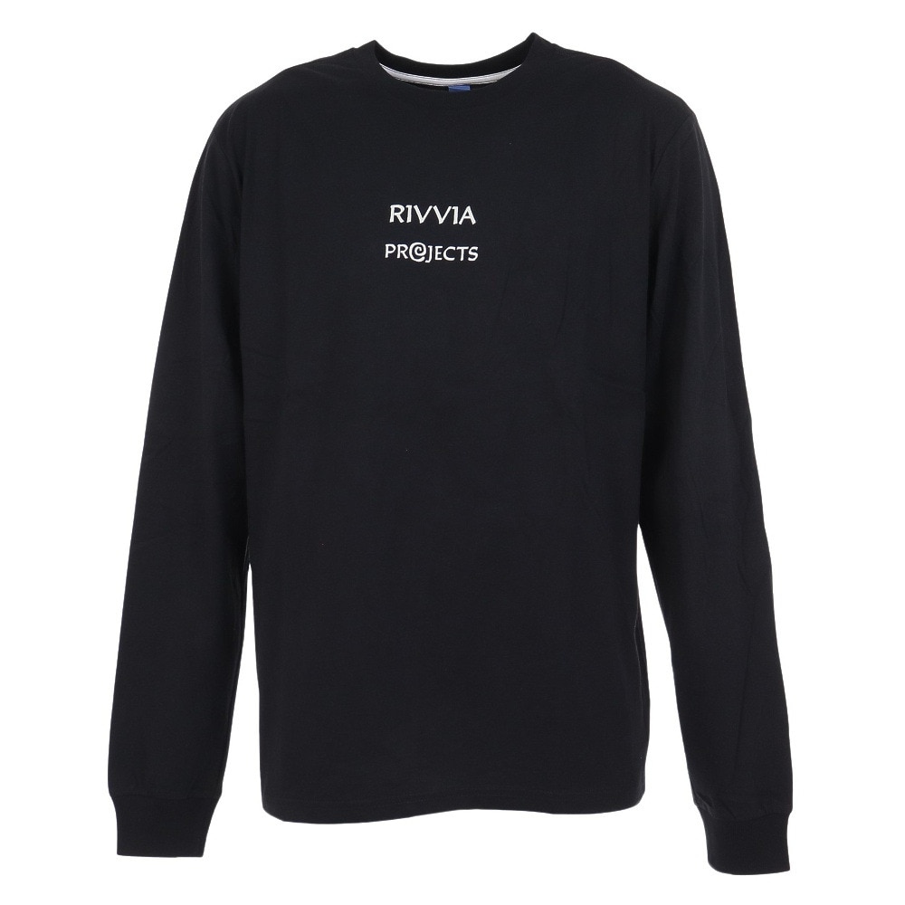 リヴィアプロジェクツ（Rivvia Projectu）（メンズ）コロサル 長袖Tシャツ RTE-23307-BLK