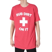 ベースボールイズム（BASEBALLISM）（メンズ）半袖Tシャツ RUB DIRT ON IT OT0123FW0002