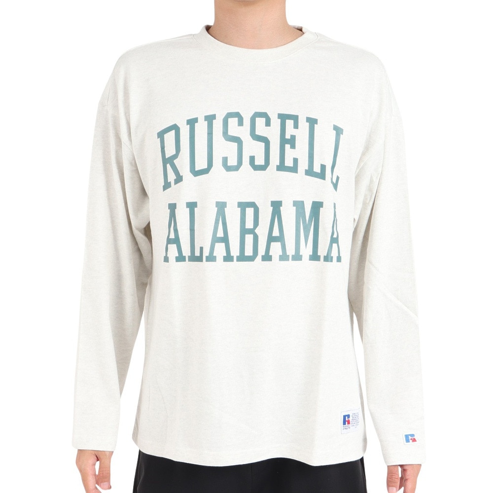 ラッセル（RUSSELL）（メンズ）88/12 ロングスリーブ クルーネックTシャツ Wide RBM23F0006 IVR