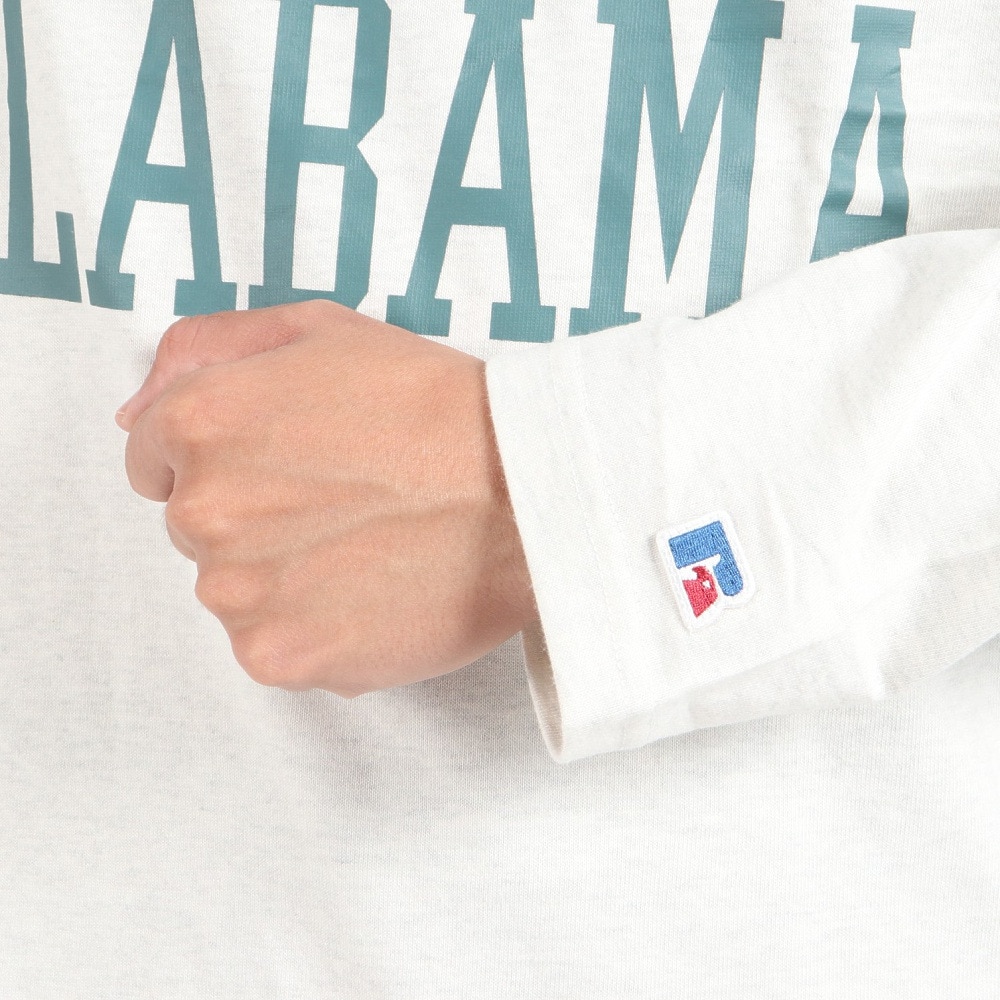 ラッセル（RUSSELL）（メンズ）88/12 ロングスリーブ クルーネックTシャツ Wide RBM23F0006 IVR