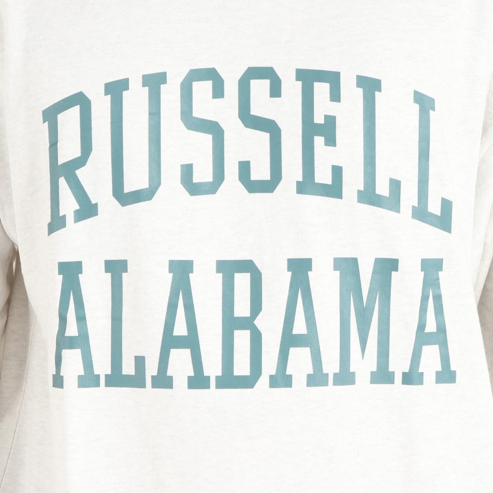 ラッセル（RUSSELL）（メンズ）88/12 ロングスリーブ クルーネックTシャツ Wide RBM23F0006 IVR