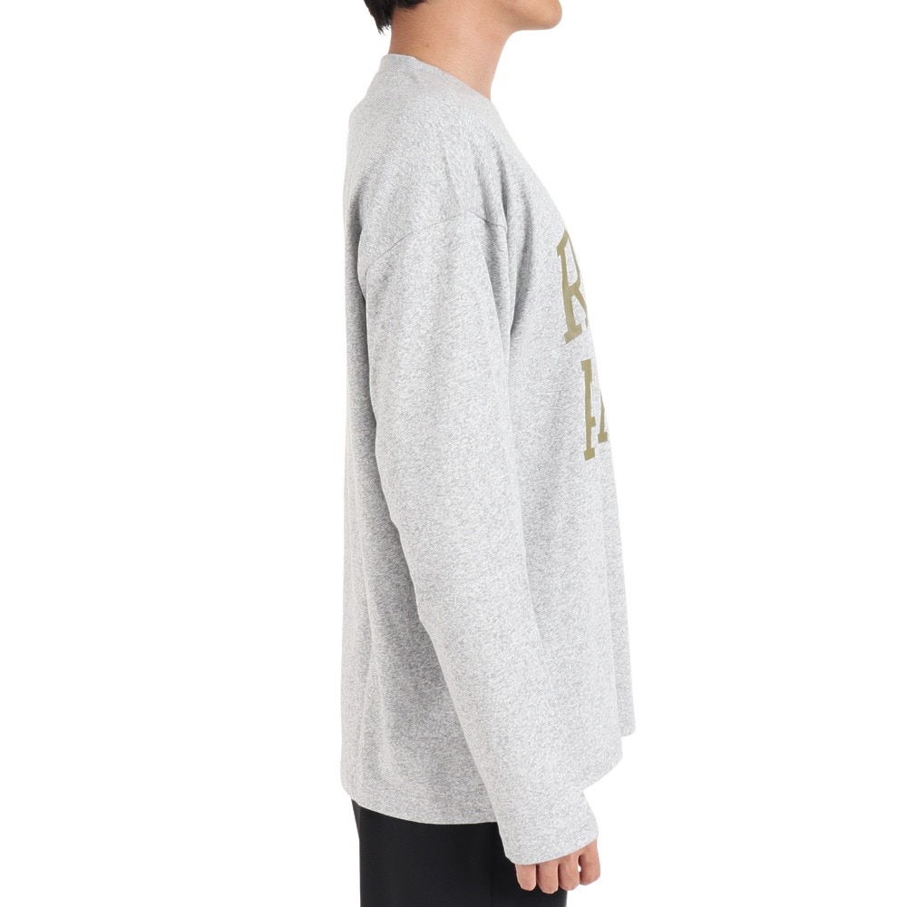 ラッセル（RUSSELL）（メンズ）88/12 ロングスリーブ クルーネックTシャツ Wide RBM23F0006 MGRY
