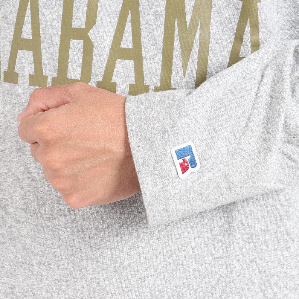 ラッセル（RUSSELL）（メンズ）88/12 ロングスリーブ クルーネックTシャツ Wide RBM23F0006 MGRY