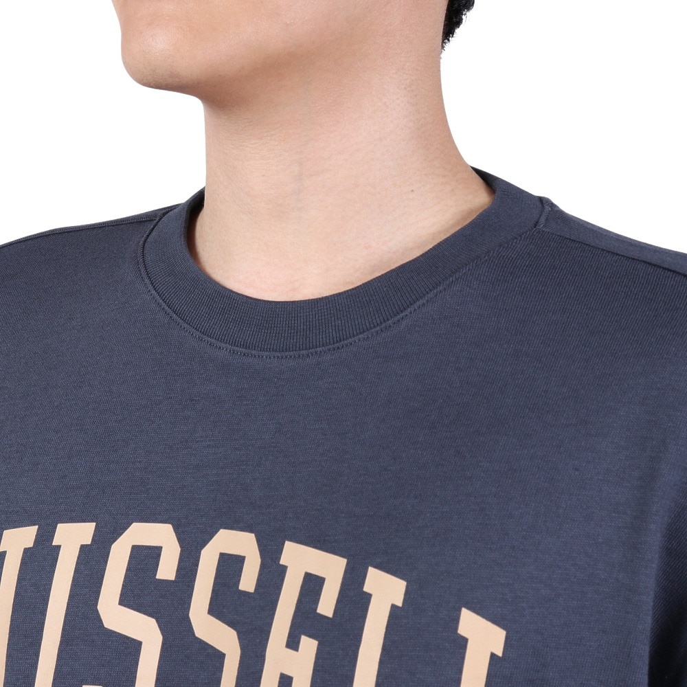 ラッセル（RUSSELL）（メンズ）88/12 ロングスリーブ CN Tシャツ Wide RBM23F0006 NVY