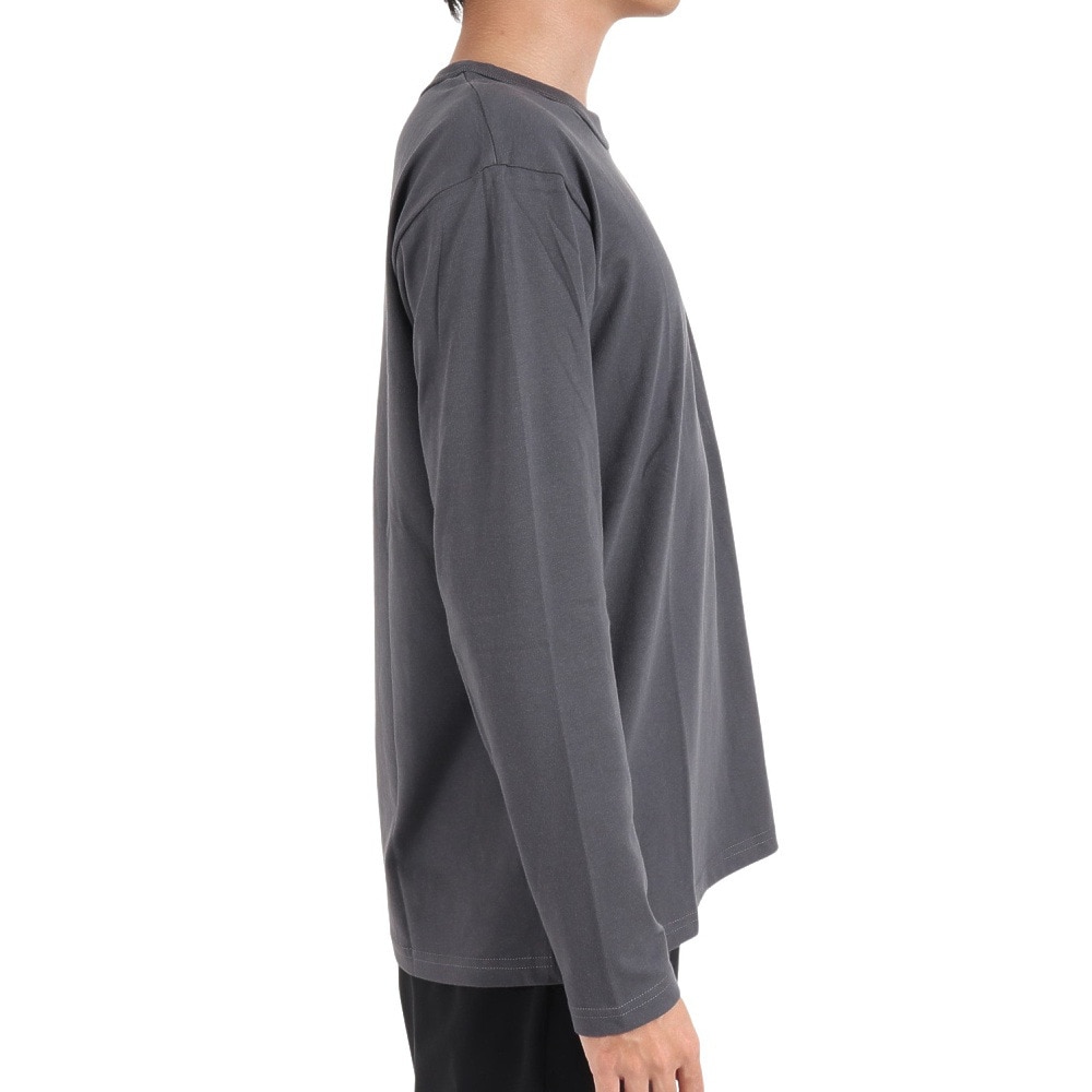 ラッセル（RUSSELL）（メンズ）T/C 長袖クルーネックTシャツ RBM23F0011 CGRY