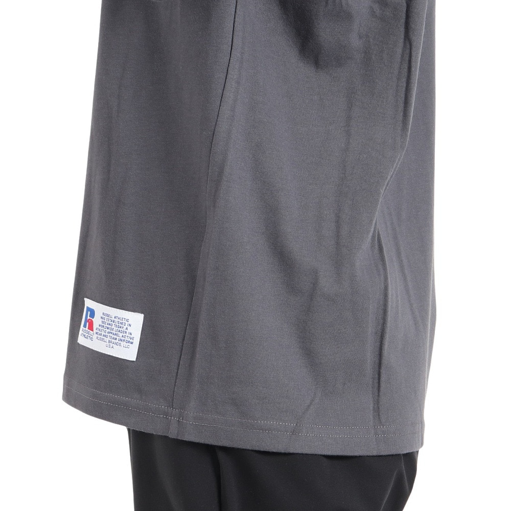ラッセル（RUSSELL）（メンズ）T/C 長袖クルーネックTシャツ RBM23F0011 CGRY