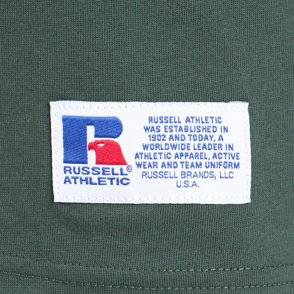 ラッセル（RUSSELL）（メンズ）T/C 長袖クルーネックTシャツ RBM23F0011 DGRN