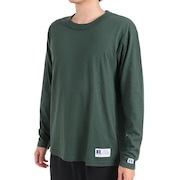 (メンズ)T/C 長袖クルーネックTシャツ RBM23F0011 DGRN