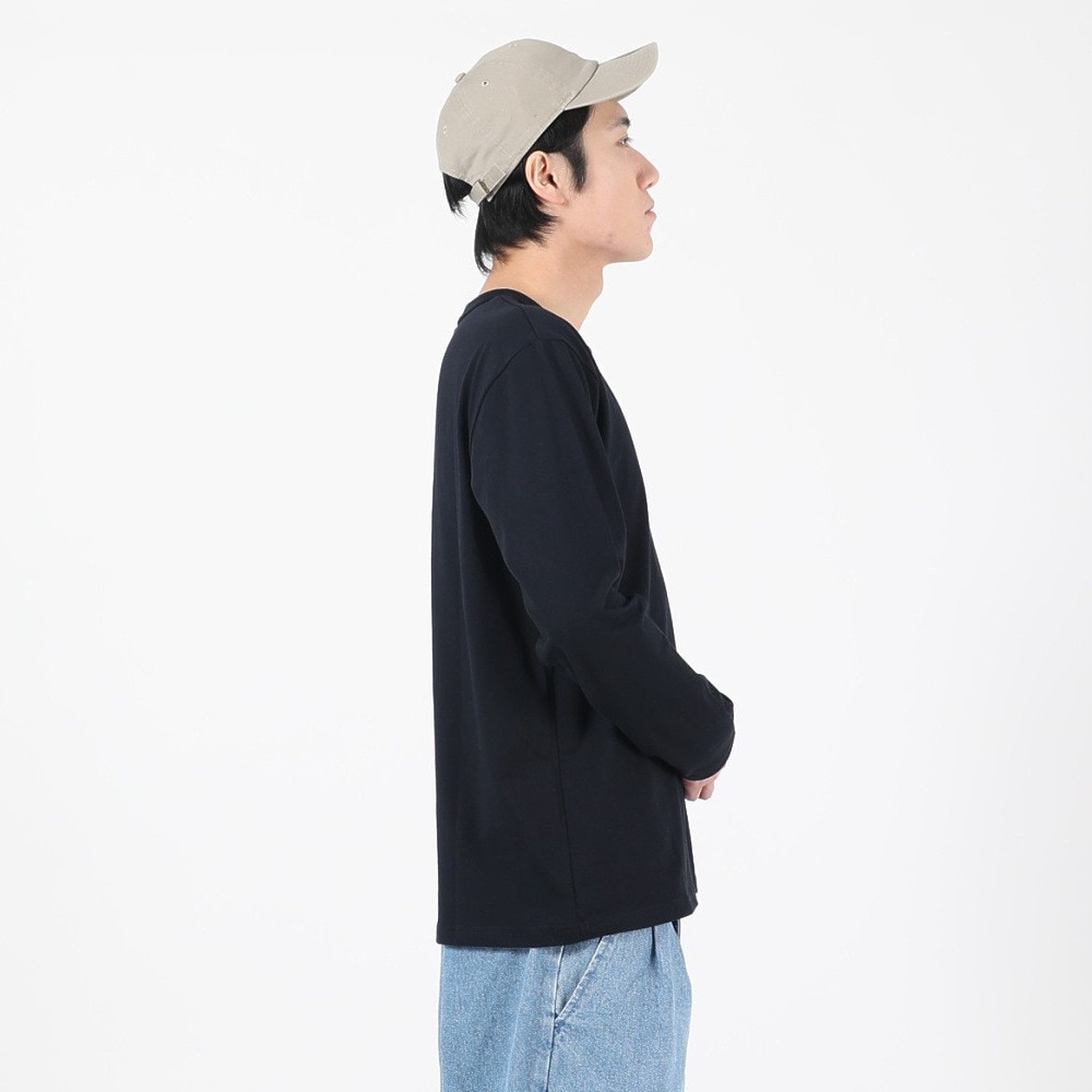 ラッセル（RUSSELL）（メンズ）T/C 長袖クルーネックTシャツ RBM23F0011 NVY