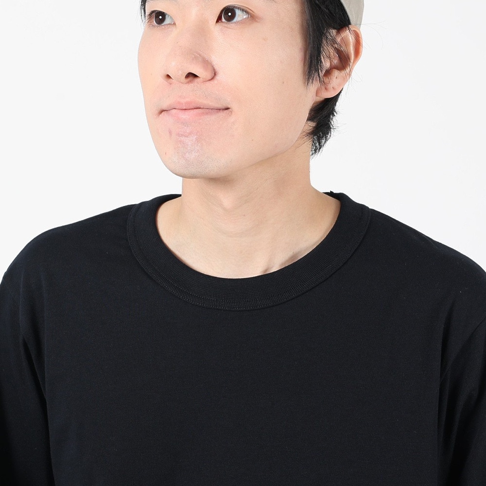 ラッセル（RUSSELL）（メンズ）T/C 長袖クルーネックTシャツ RBM23F0011 NVY