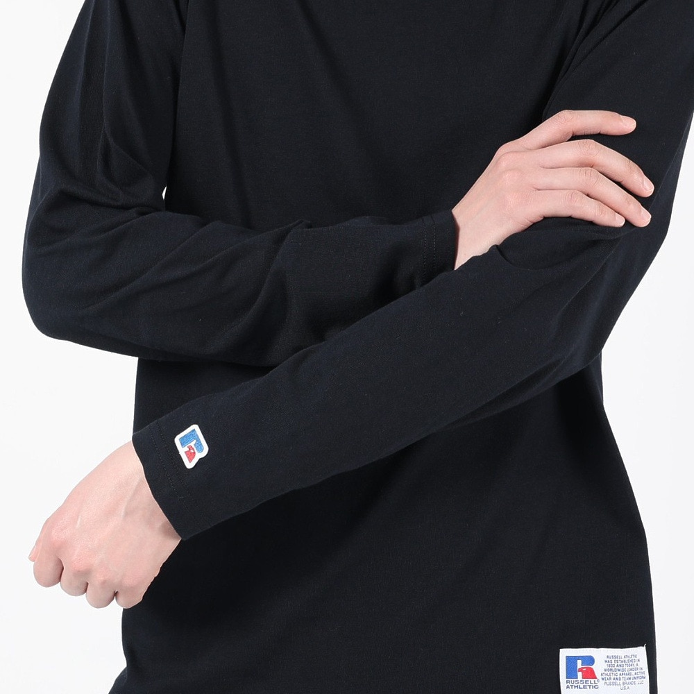 ラッセル（RUSSELL）（メンズ）T/C 長袖クルーネックTシャツ RBM23F0011 NVY