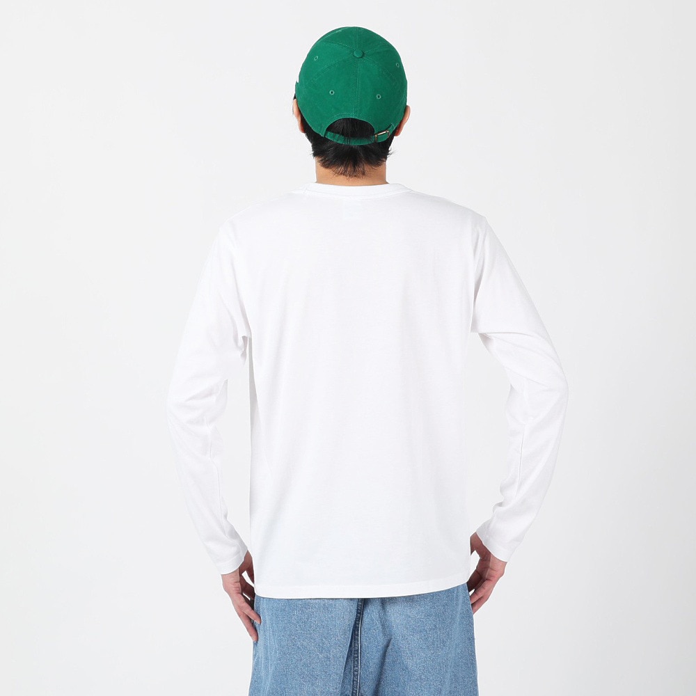 ラッセル（RUSSELL）（メンズ）T/C 長袖クルーネックTシャツ RBM23F0011 WHT