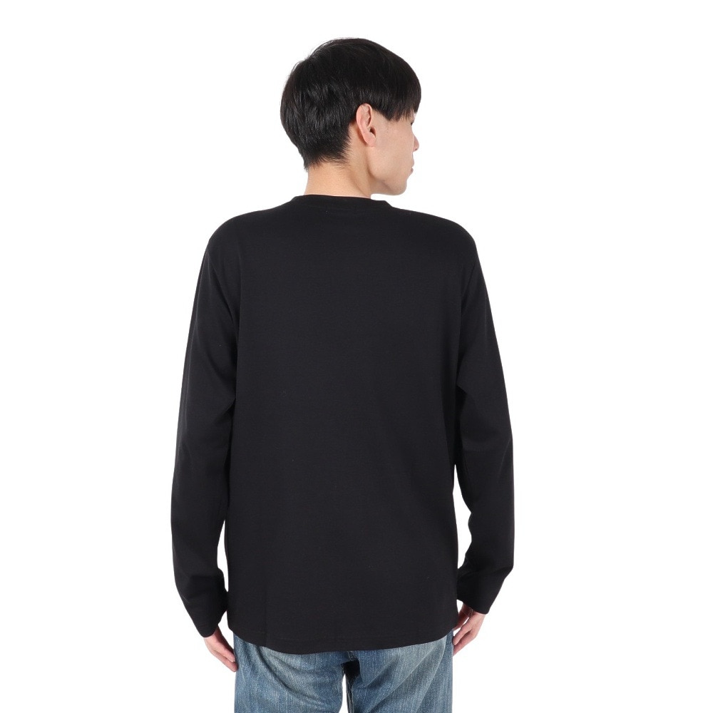 ジム（gim）（メンズ）スムースシルケットC/N 長袖Tシャツ 23538610-005