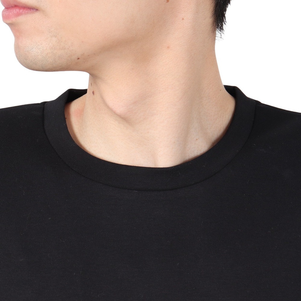 ジム（gim）（メンズ）スムースシルケットC/N 長袖Tシャツ 23538610-005