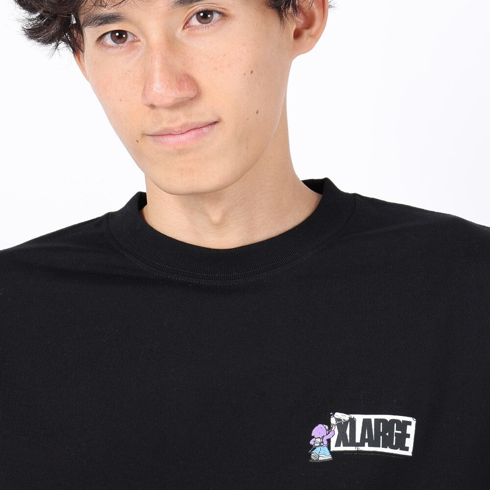 エクストララージ（XLARGE）（メンズ）STREET VANDALISM 長袖Tシャツ 101234011004-BLACK