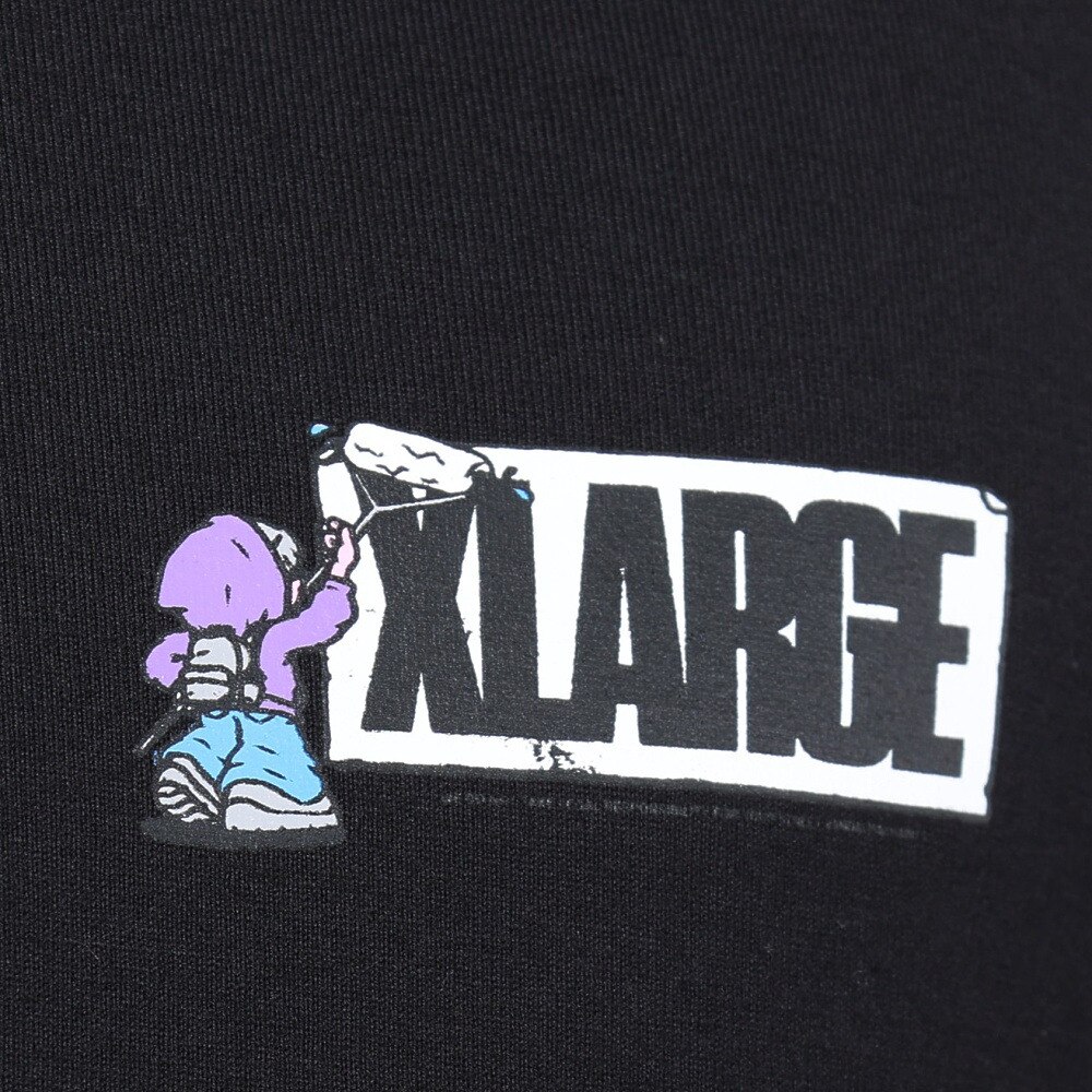 エクストララージ（メンズ）STREET VANDALISM 長袖Tシャツ 101234011004-BLACK