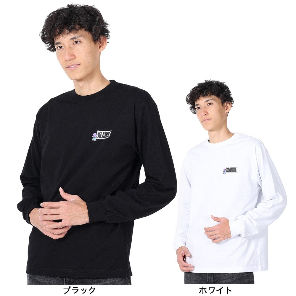 エクストララージ（メンズ）STREET VANDALISM 長袖Tシャツ 101234011004-WHITE