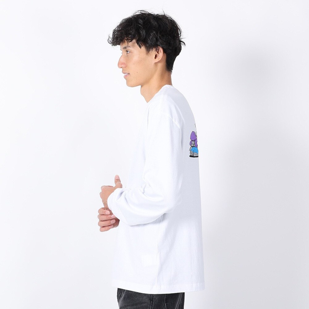 エクストララージ（メンズ）STREET VANDALISM 長袖Tシャツ 101234011004-WHITE