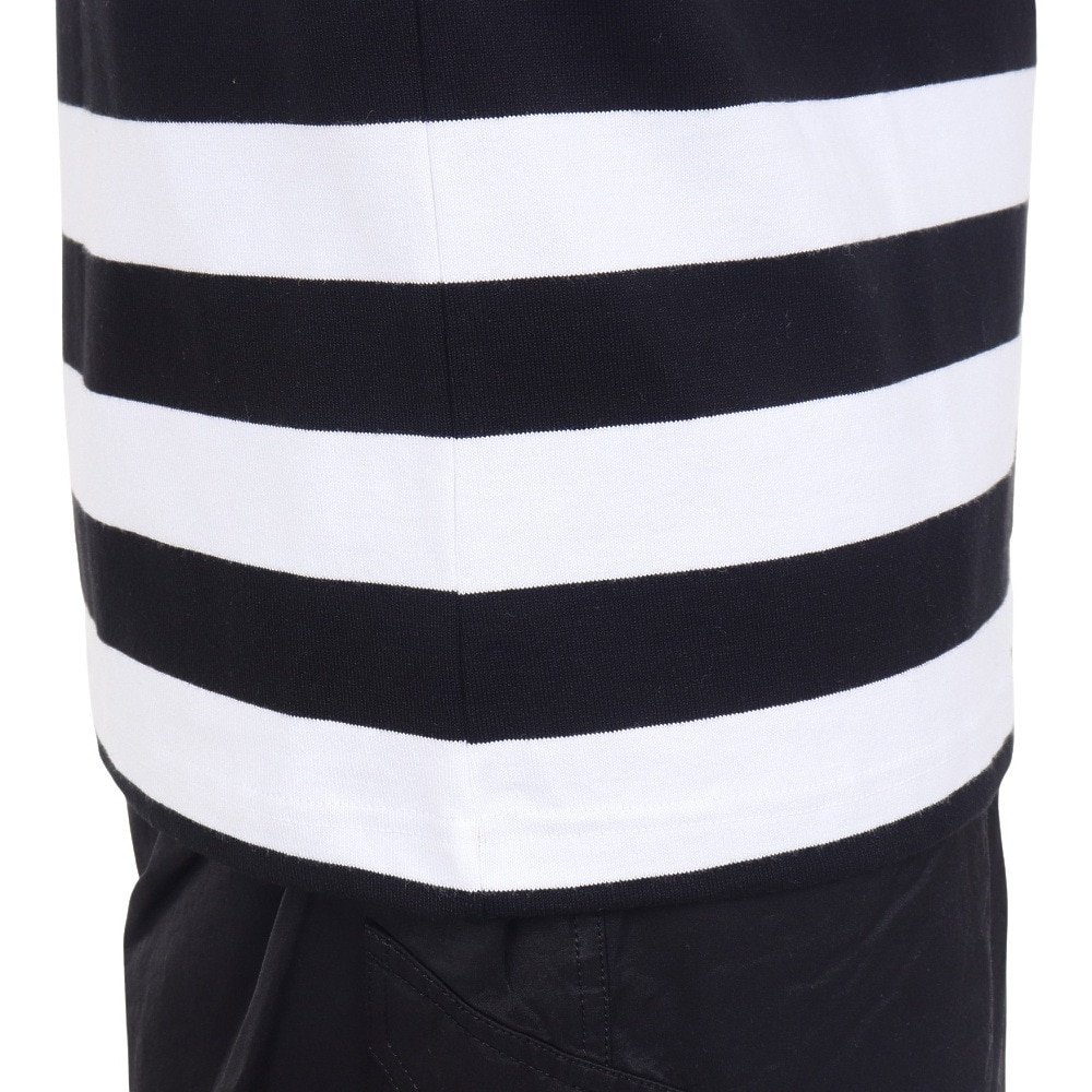 エクストララージ（XLARGE）（メンズ）COLLEGE LOGO STRIPED 長袖ボーダーTシャツ 101234011006-WHITE