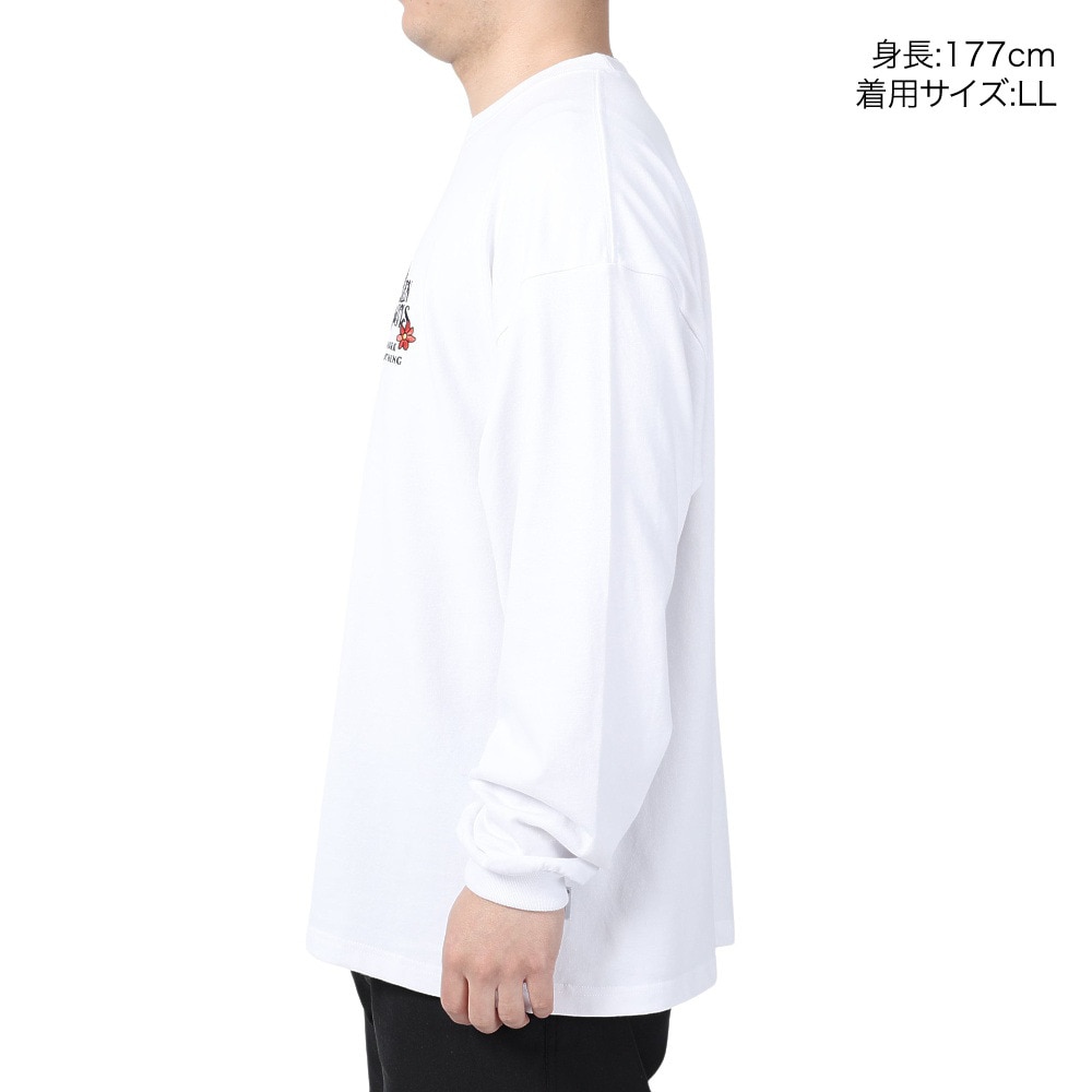 ベンデイビス（BEN DAVIS）（メンズ、レディース）HARVEST BRUSHED 長袖Tシャツ 24380022-07WHT