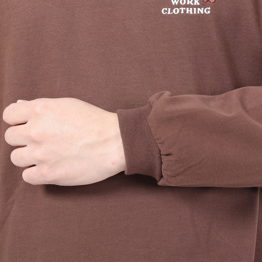 ベンデイビス（BEN DAVIS）（メンズ、レディース）HARVEST BRUSHED 長袖Tシャツ 24380022-32BRW