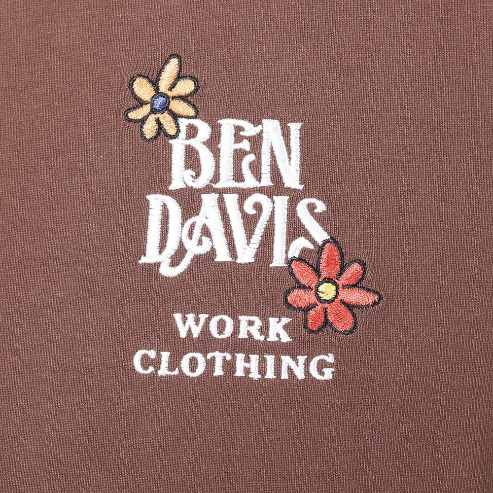 ベンデイビス（BEN DAVIS）（メンズ、レディース）HARVEST BRUSHED 長袖Tシャツ 24380022-32BRW