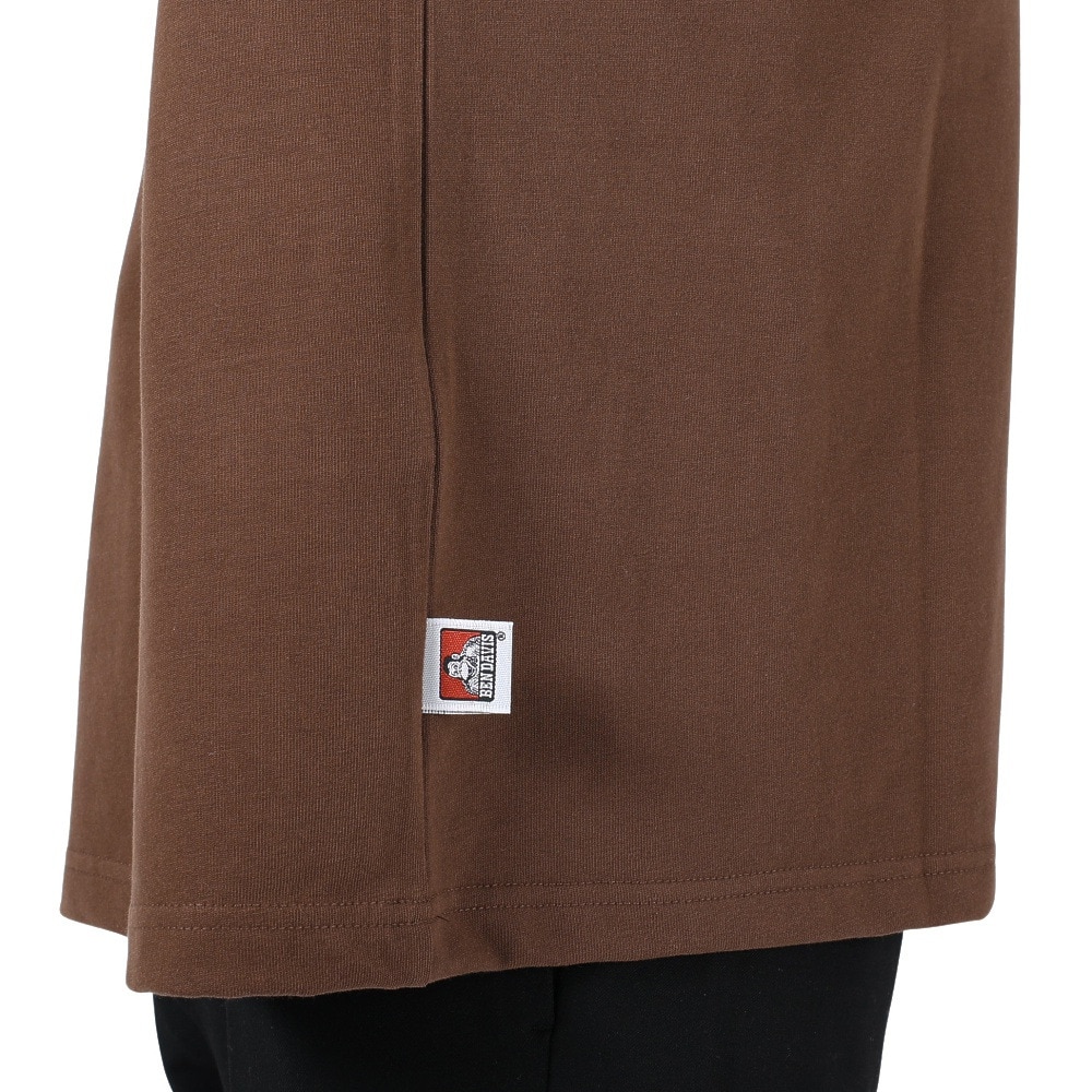 ベンデイビス（BEN DAVIS）（メンズ）カレッジ ブラッシュド 長袖Tシャツ 24380023-32BRW