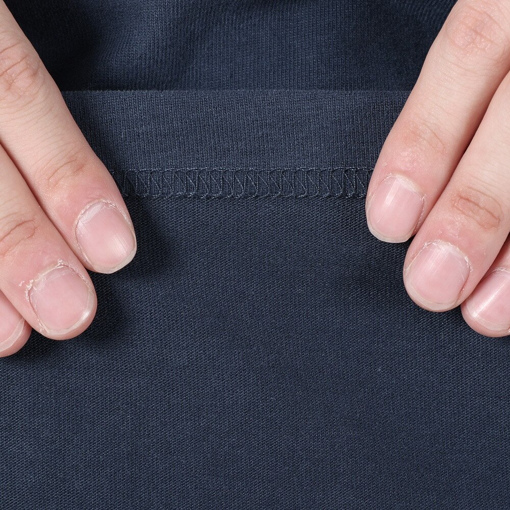 ベンデイビス（BEN DAVIS）（メンズ）カレッジ ブラッシュド 長袖Tシャツ 24380023-60NAV